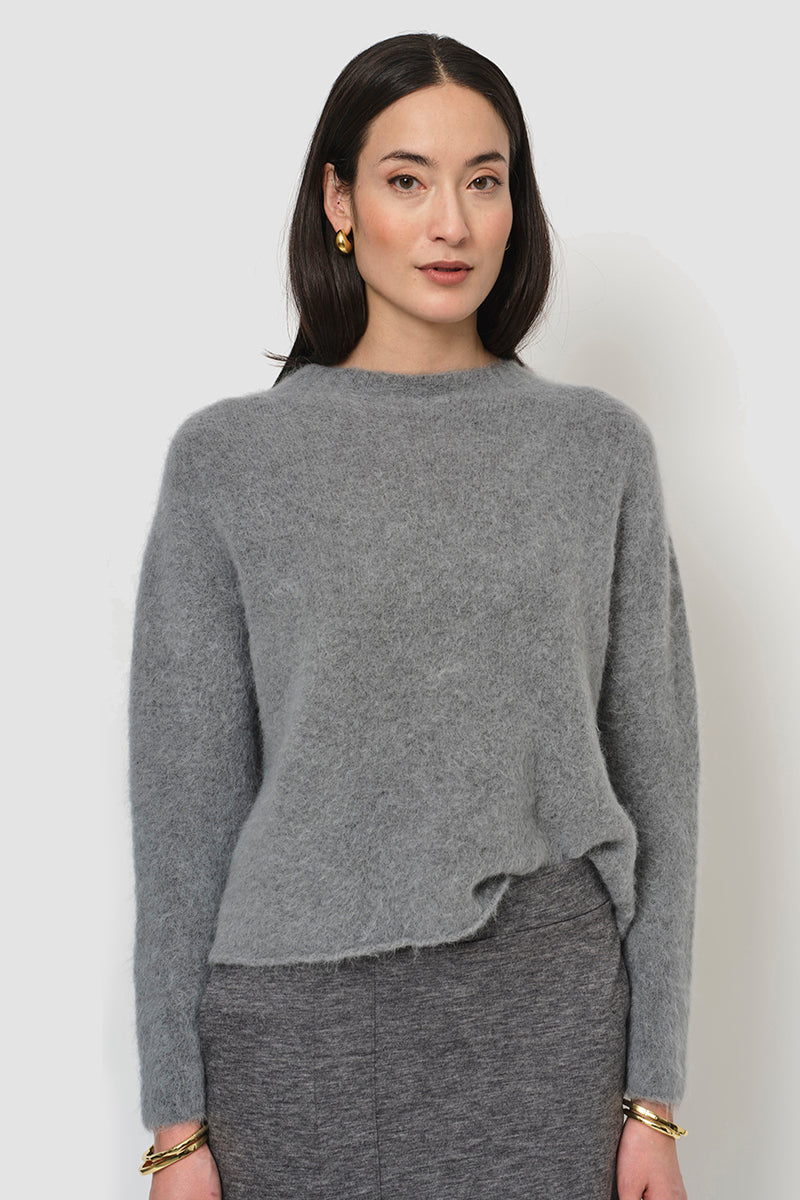 Long sleeve crew neck sweater