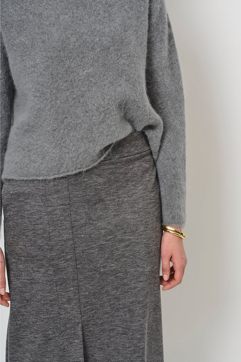 Long sleeve crew neck sweater