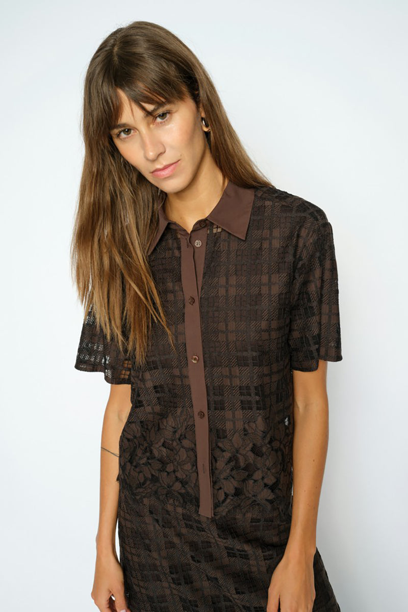 MMLia Checko SS Lace Shirt