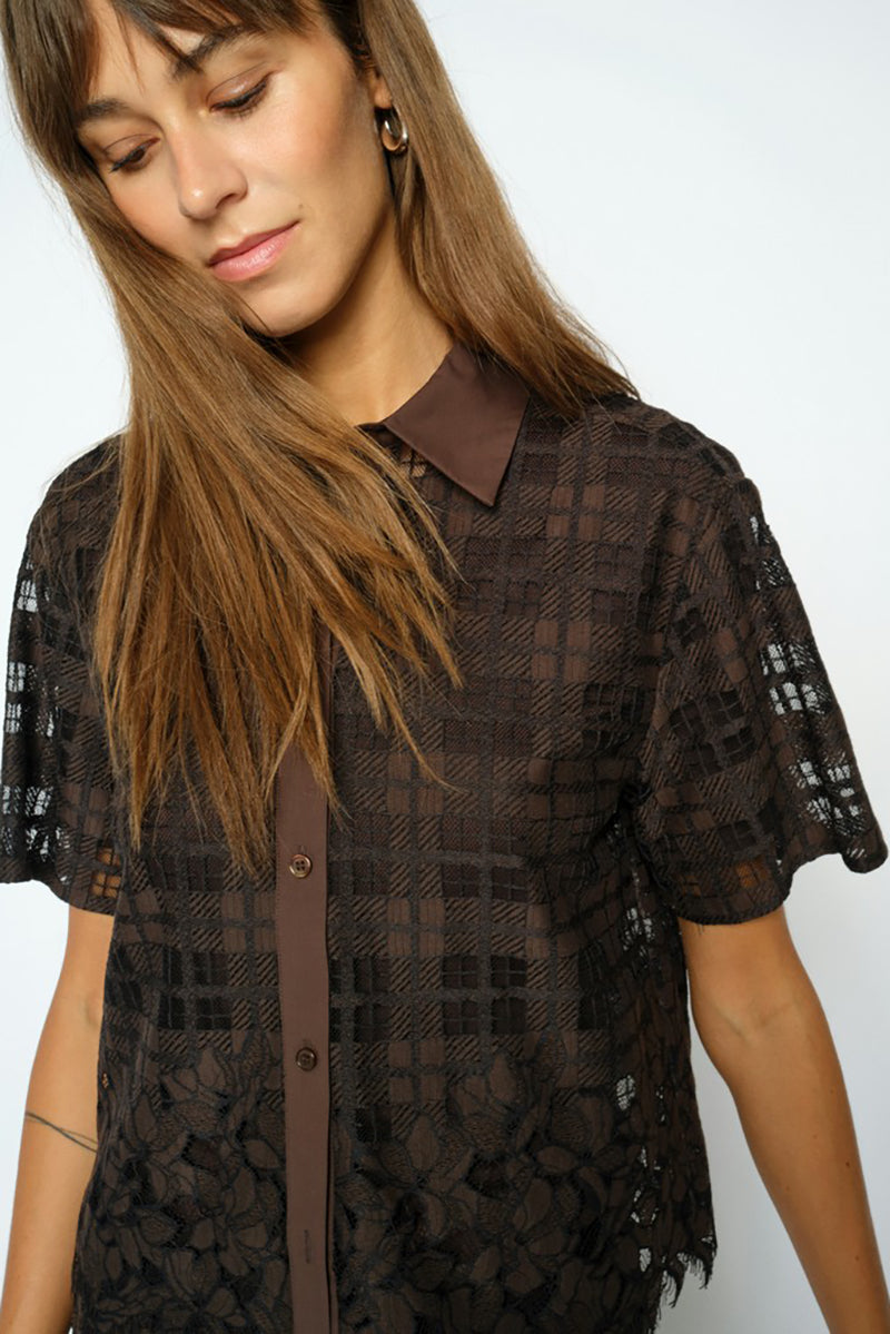 MMLia Checko SS Lace Shirt