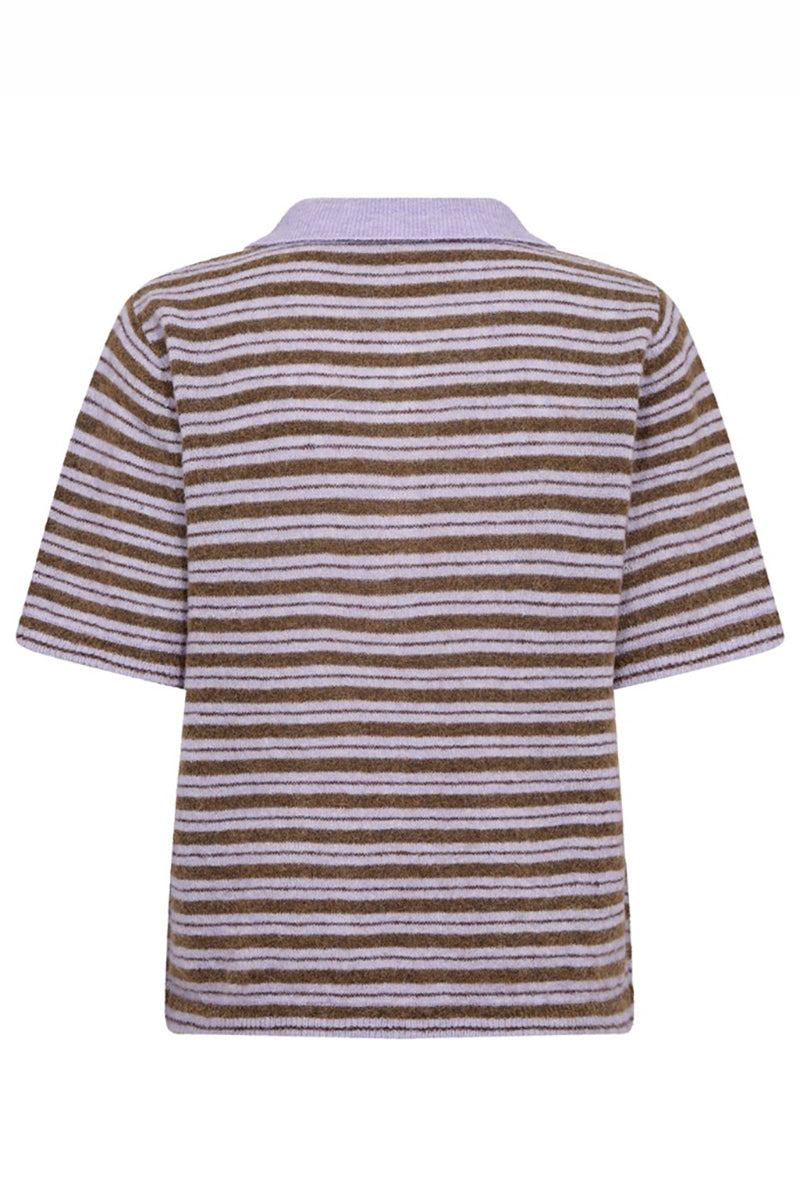 MMMilvi SS Stripe Polo knit