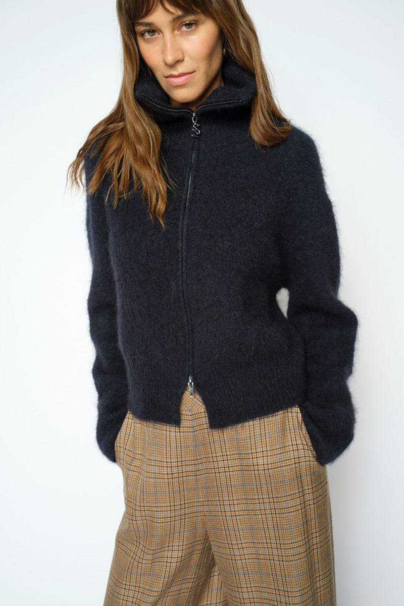 MMHulda Knit Zip Cardigan