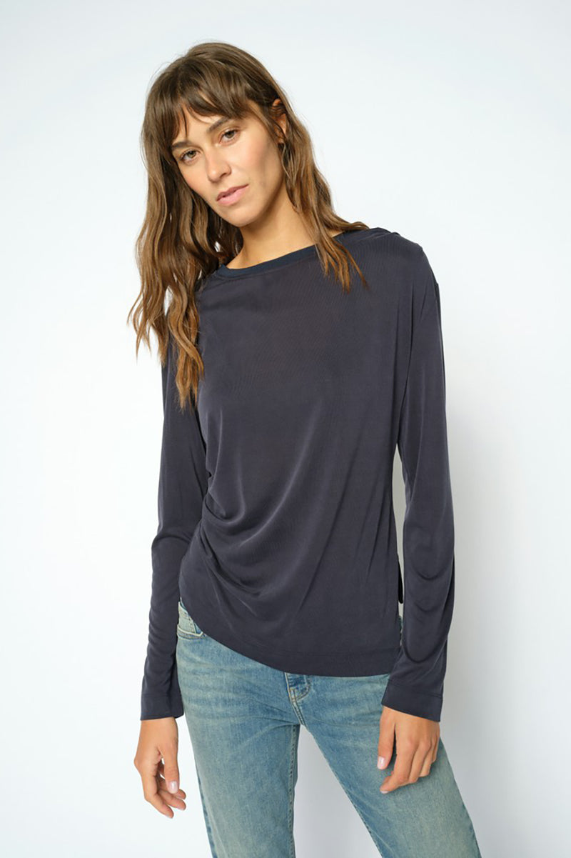 MMAmi O-LS Draped Tee
