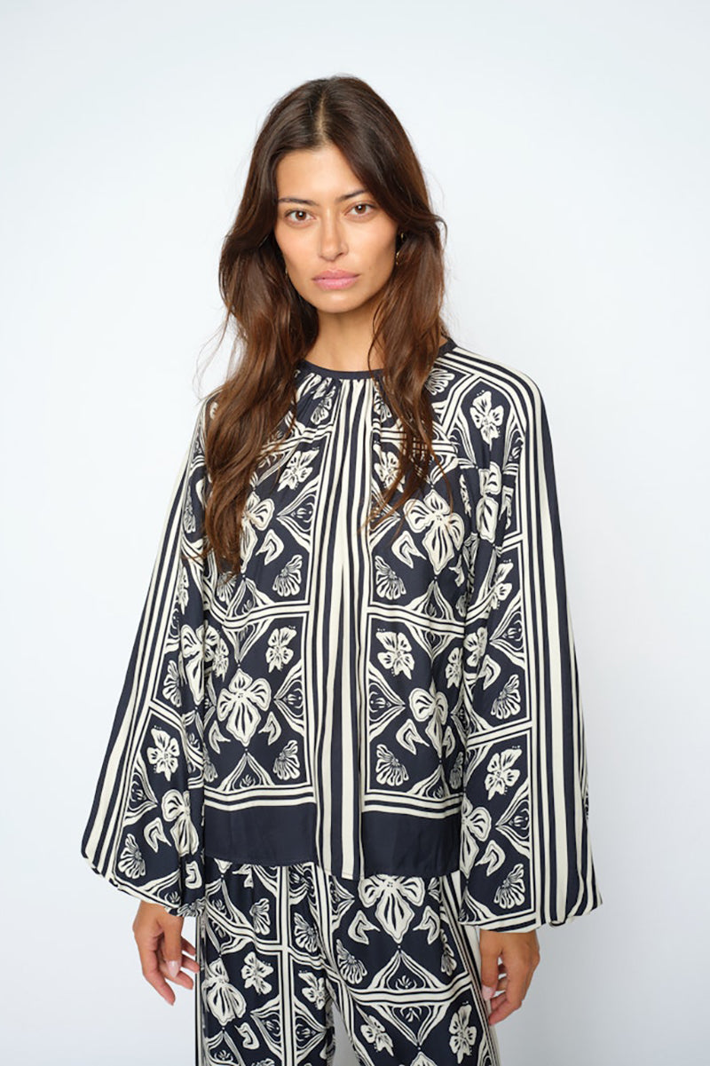 MMMilkey Linocut Blouse