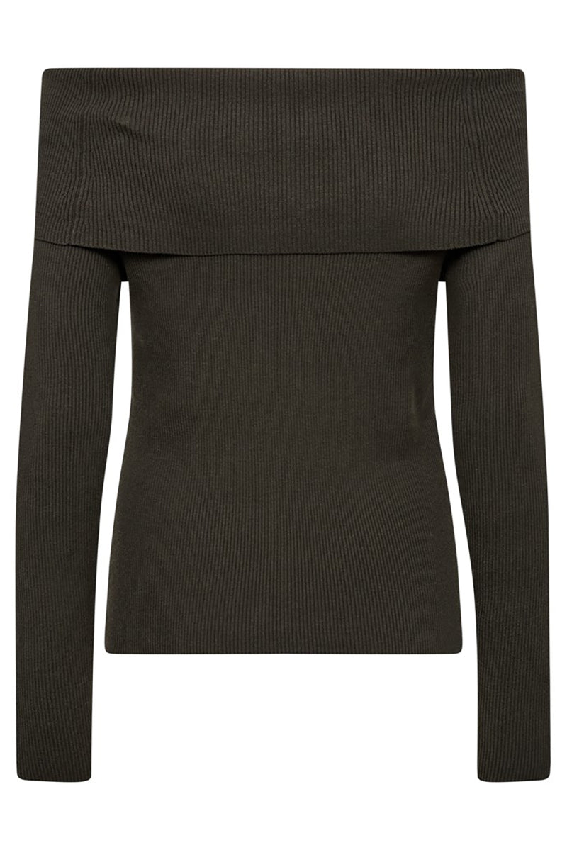 MMCaliz Rib Off-Shoulder Knit