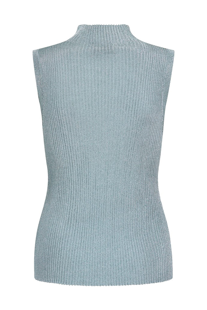 MMImanja highneck SL knit top