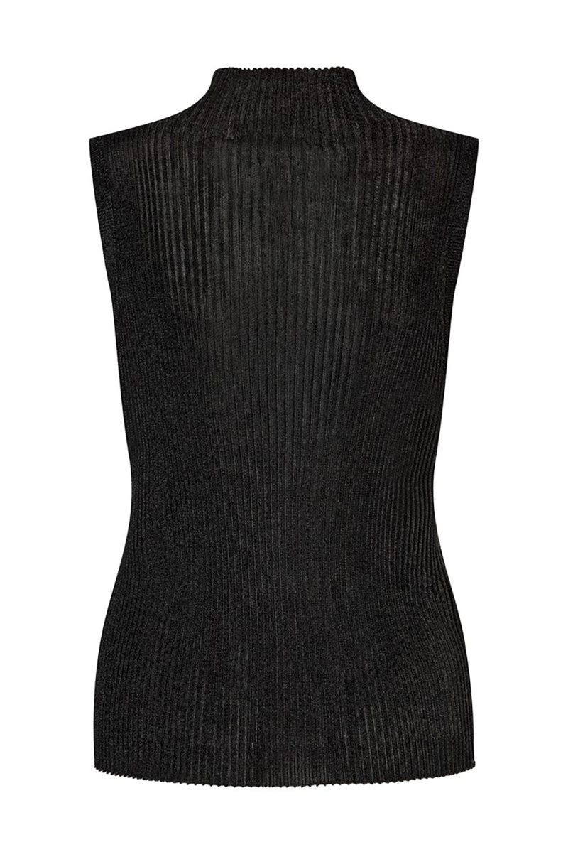 MMImanja highneck SL knit top