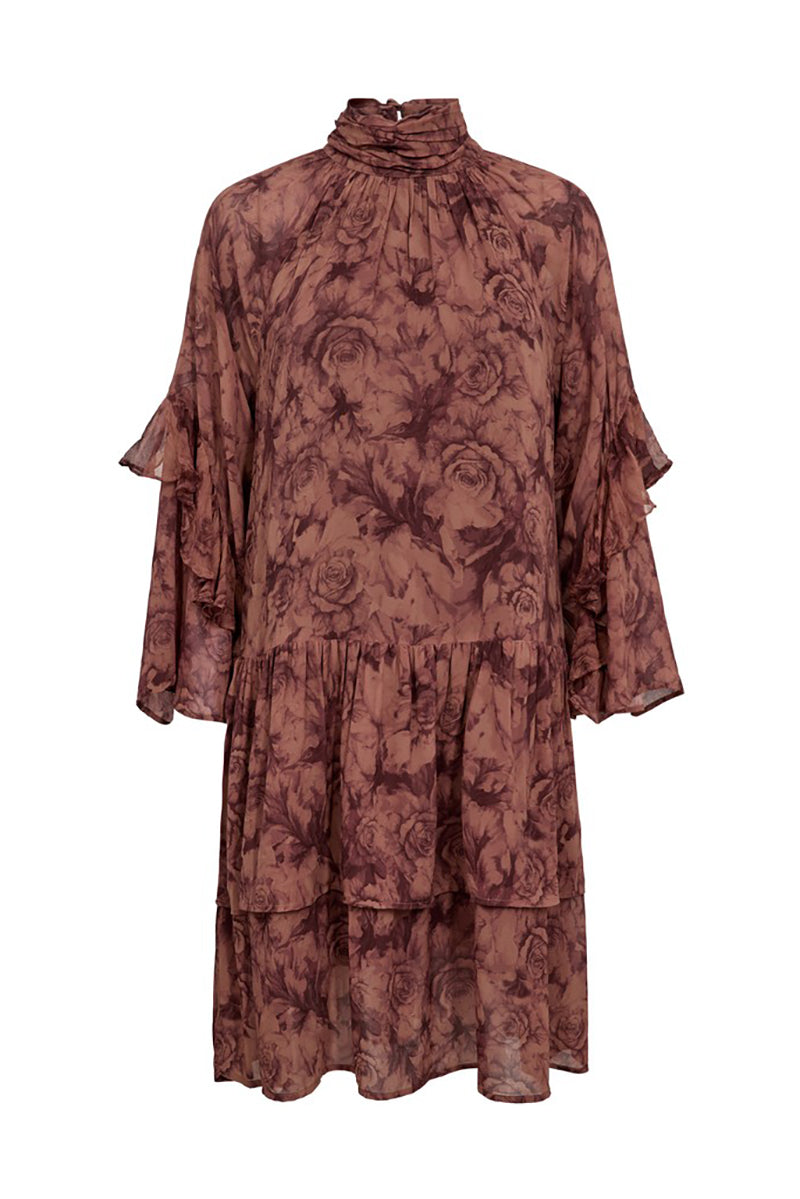 MMRoya Ruffle Rose Dress