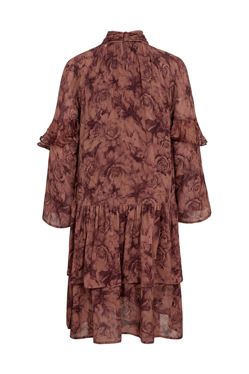 MMRoya Ruffle Rose Dress