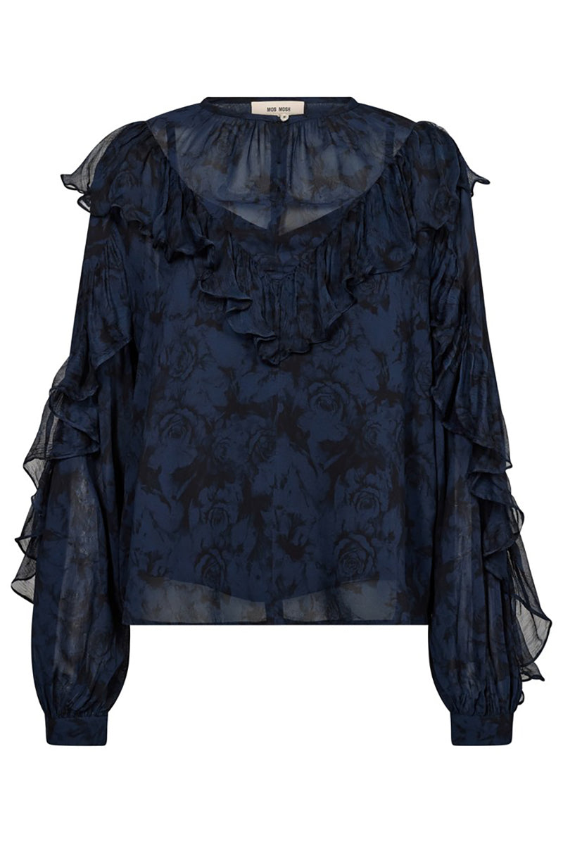 MMRoya Ruffle Rose Blouse