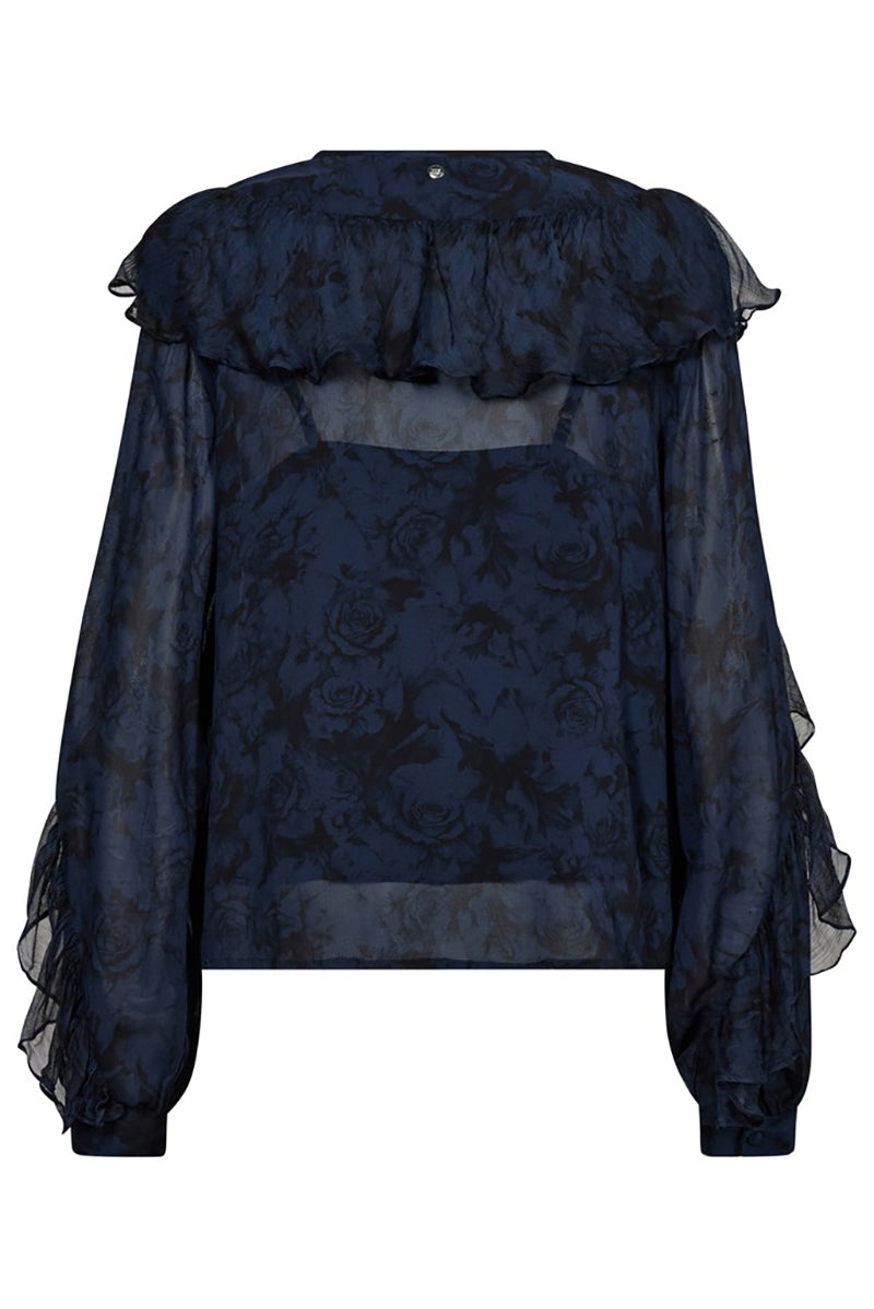 MMRoya Ruffle Rose Blouse
