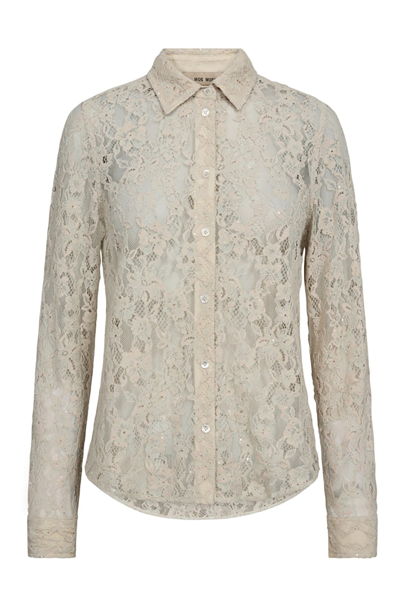MMKether Lace Sequin Shirt