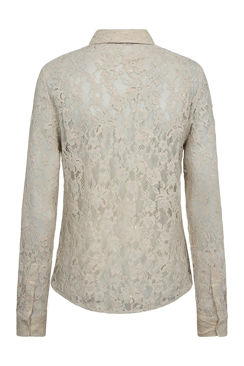 MMKether Lace Sequin Shirt
