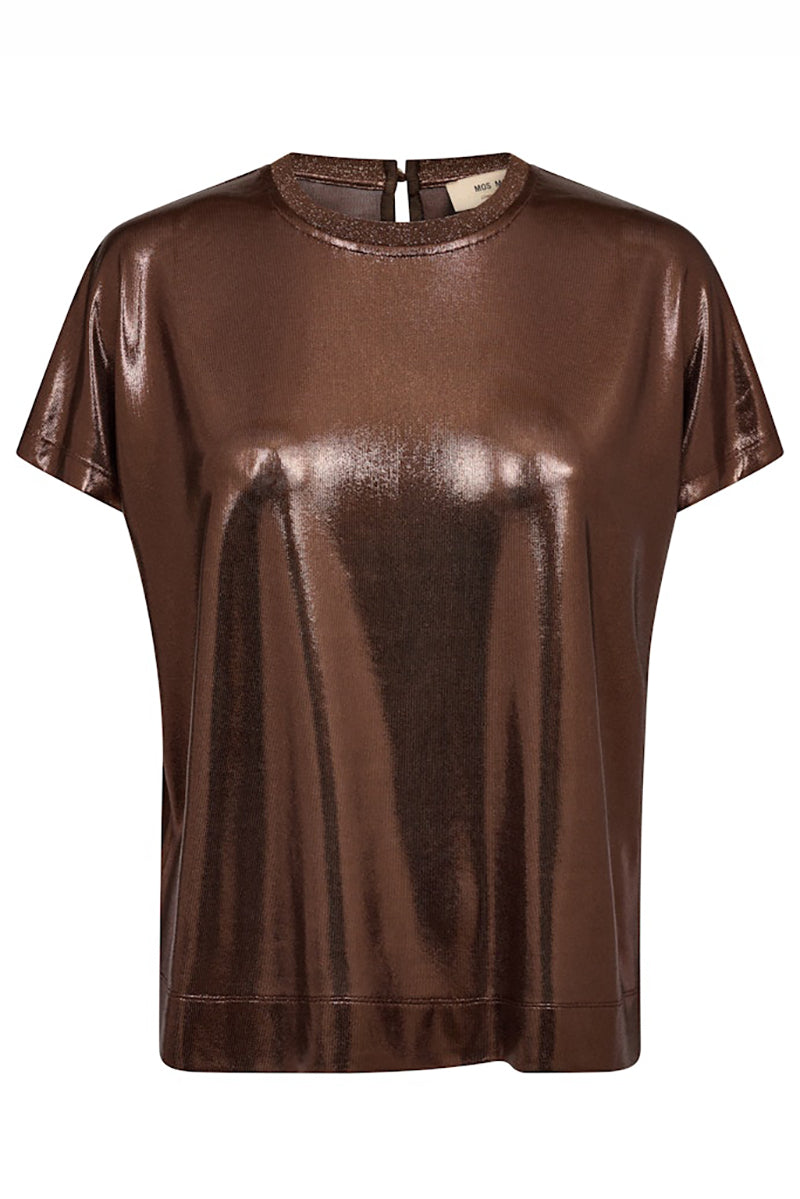 MMNivola O-neck Metallic Tee
