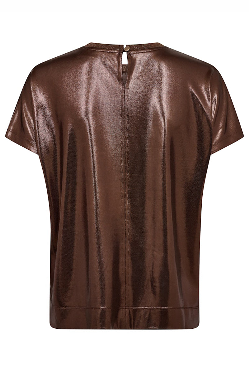 MMNivola O-neck Metallic Tee