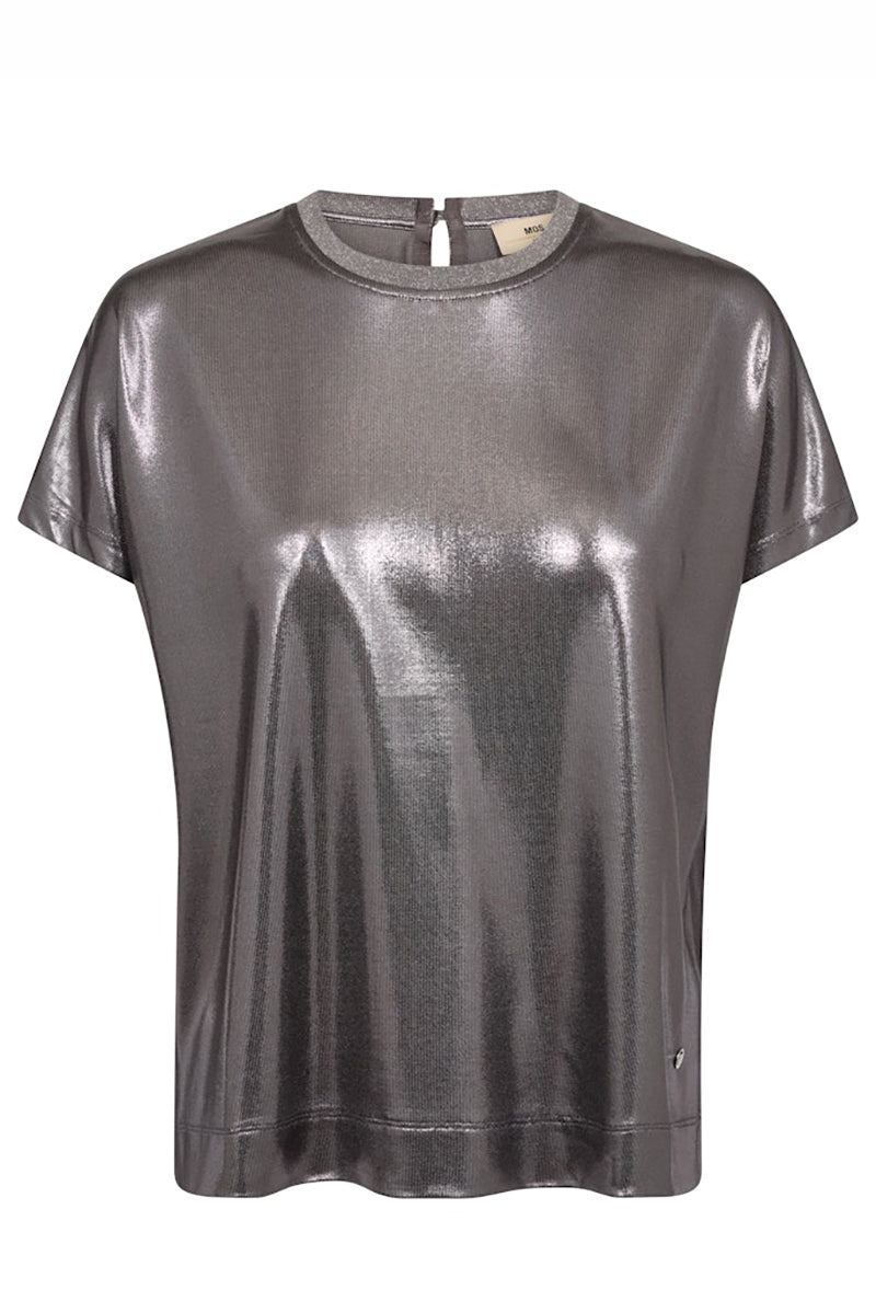 MMNivola O-neck Metallic Tee