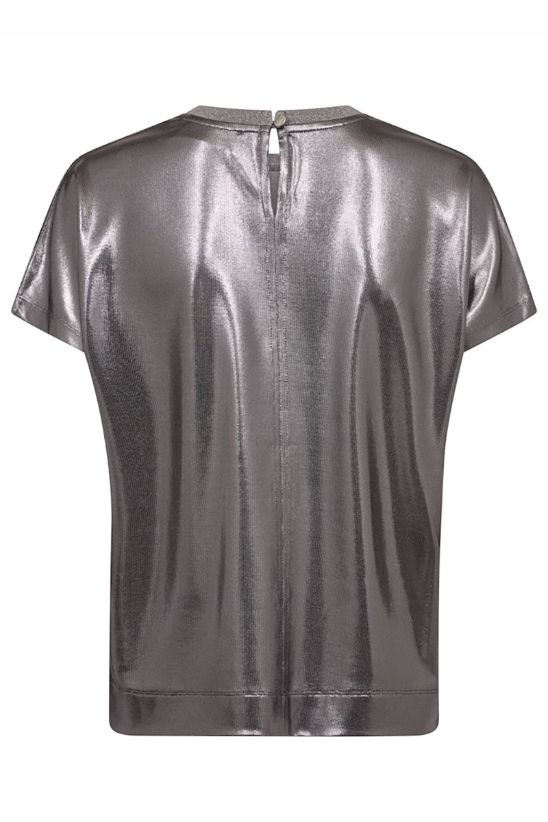 MMNivola O-neck Metallic Tee