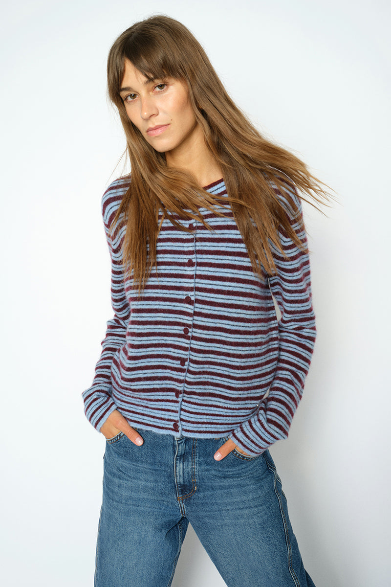 MMMilvi Stripe Cardigan