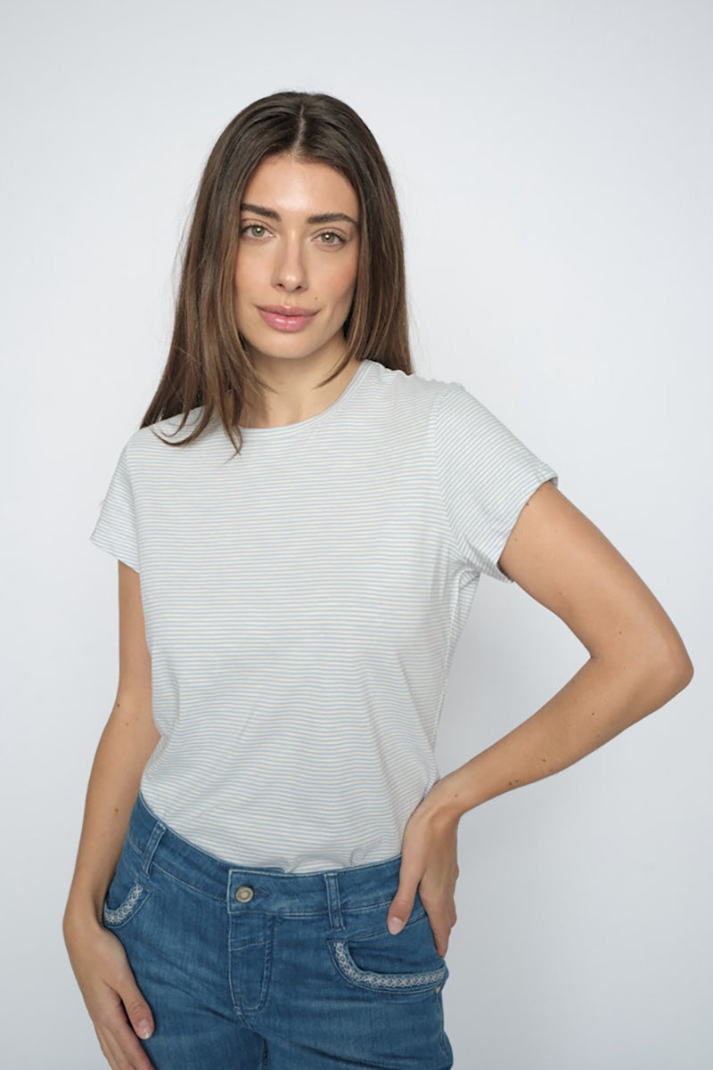 MMCampa O-SS Stripe Tee