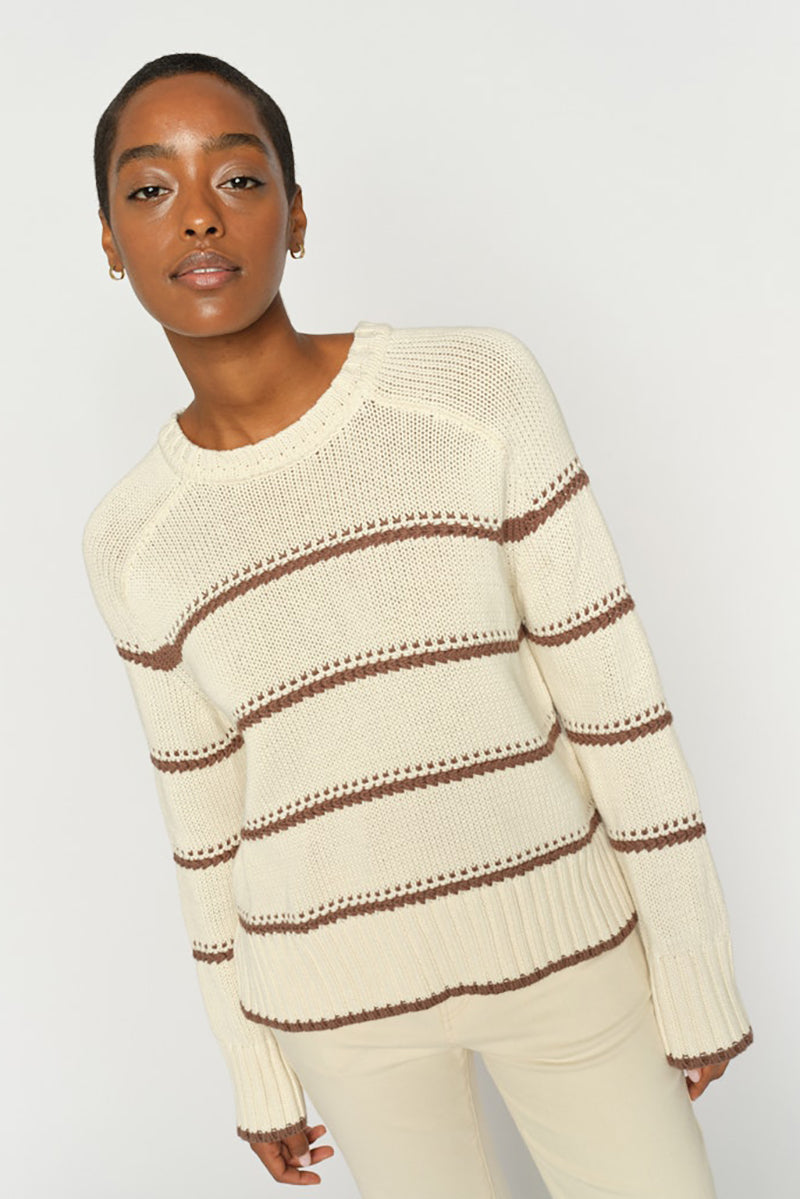 MMRola Bine Stripe Crewneck Knit