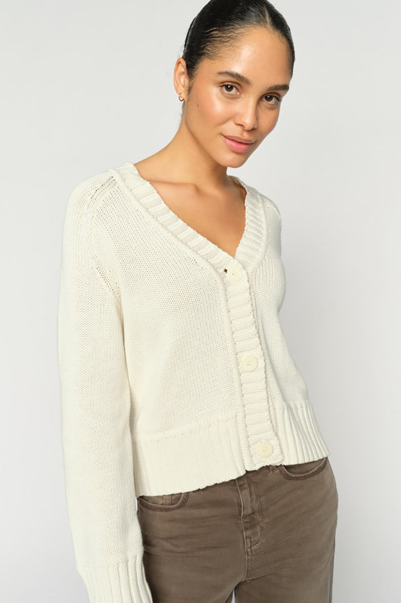 MMRola Bine V-Neck Knit Cardigan