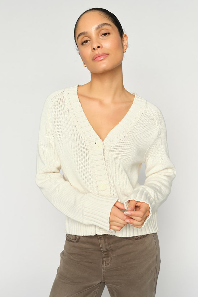 MMRola Bine V-Neck Knit Cardigan