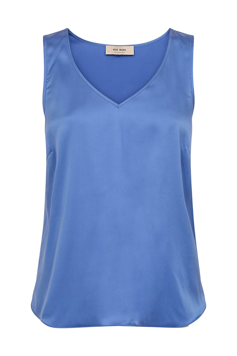 MMAstrid V-Neck Silk Tank Top