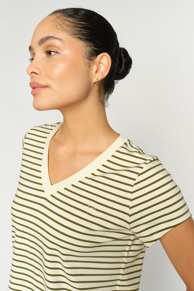 MMKala V-SS Stripe Tee