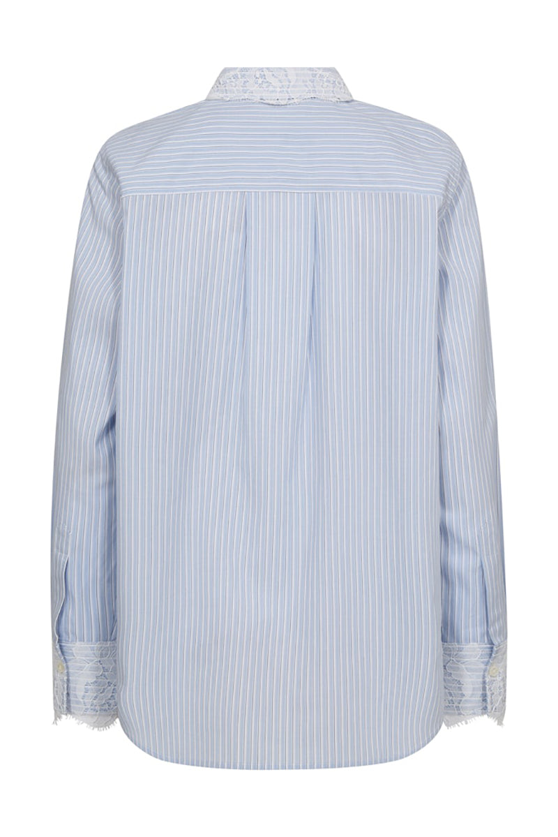 MMElinda Stripe Lace Shirt
