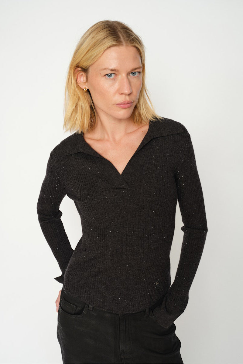 MMRonika Wool Knit Polo