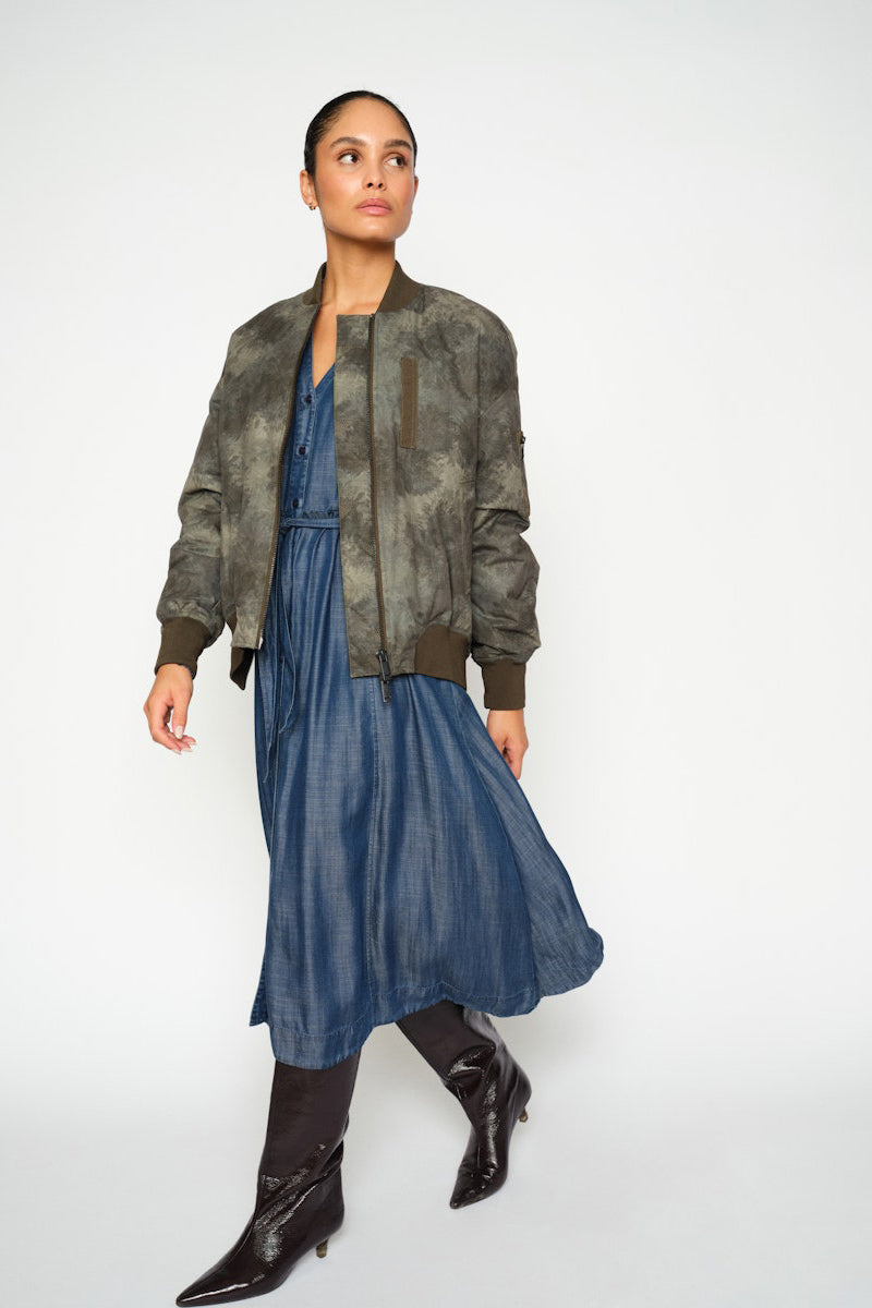 MMRuby Print Bomber Jacket