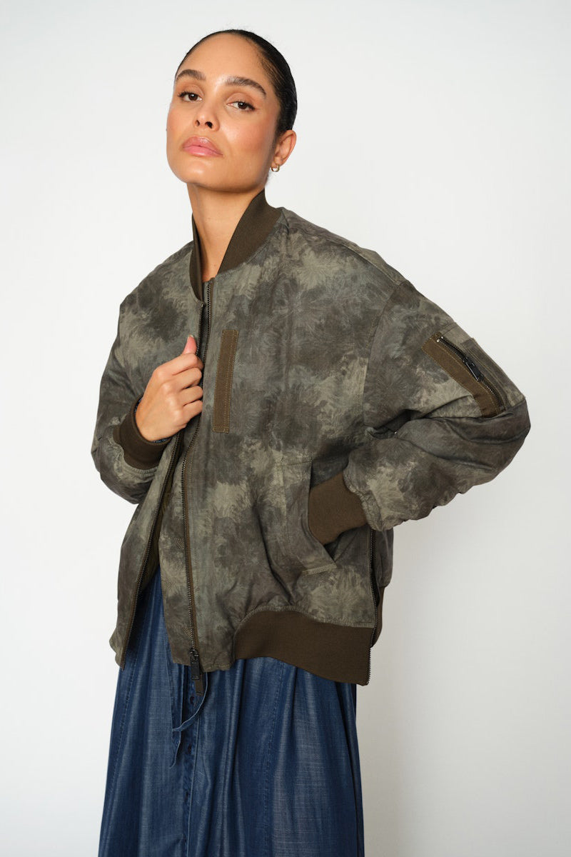 MMRuby Print Bomber Jacket