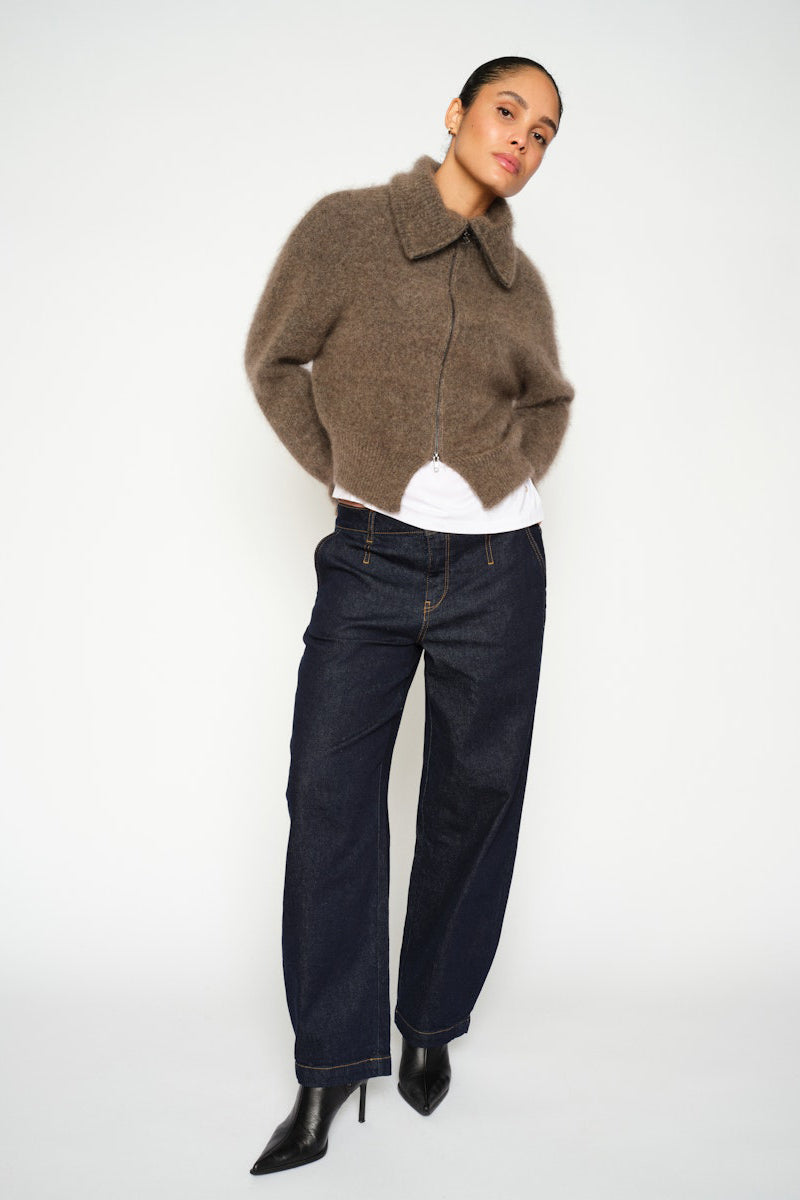 MMHulda Knit Zip Cardigan