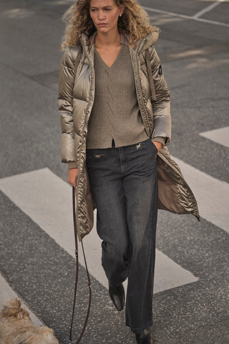 MMRelena Rib Polo Knit