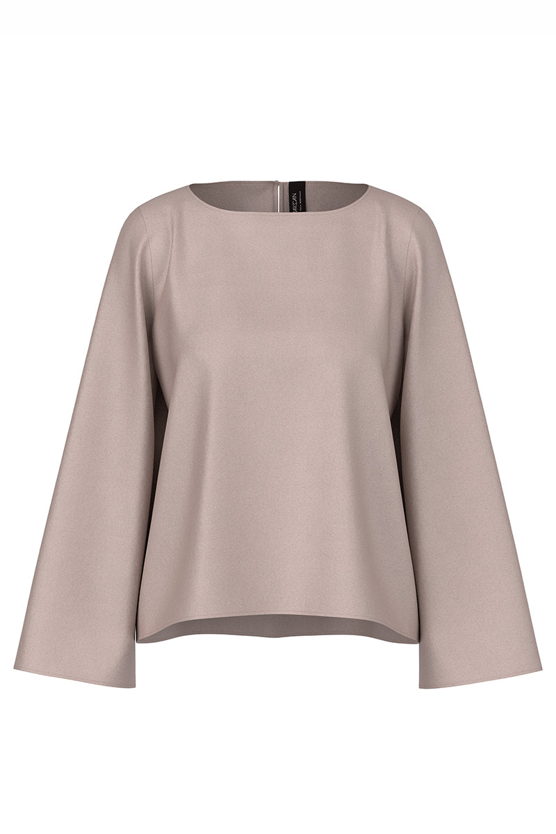 Flowing silk blouse