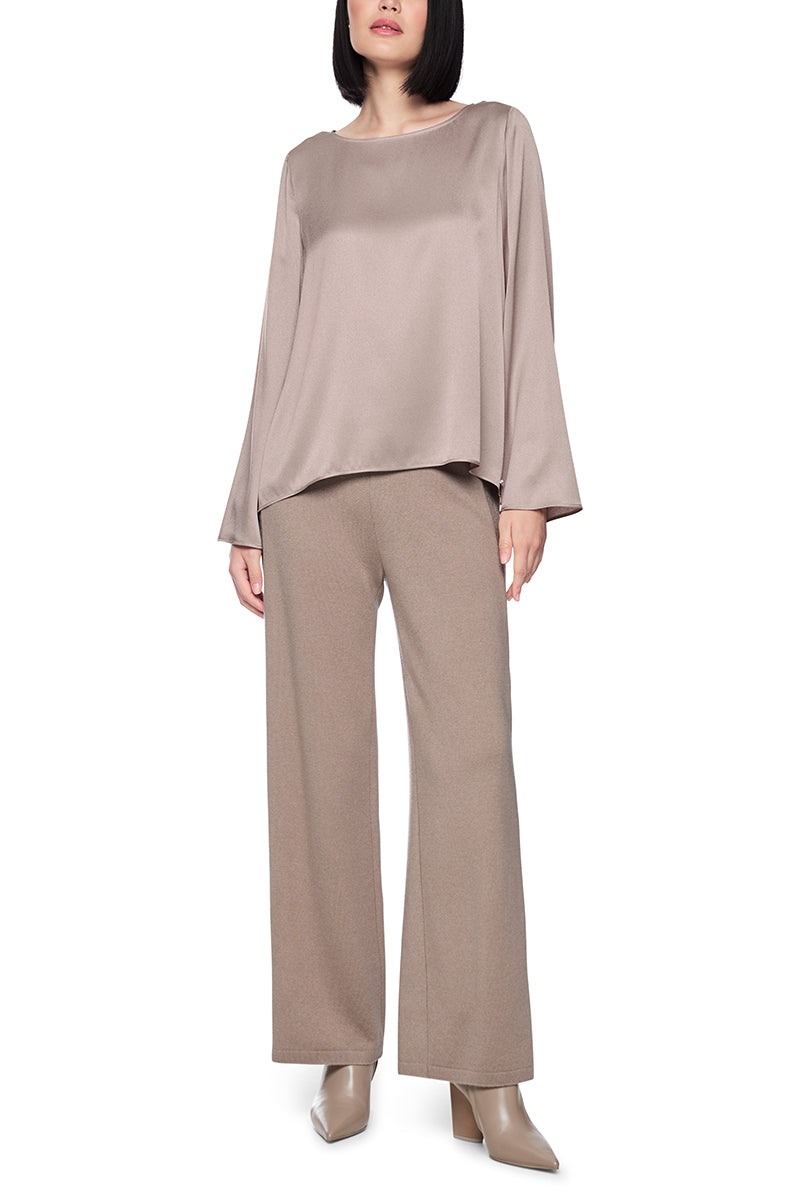 Flowing silk blouse