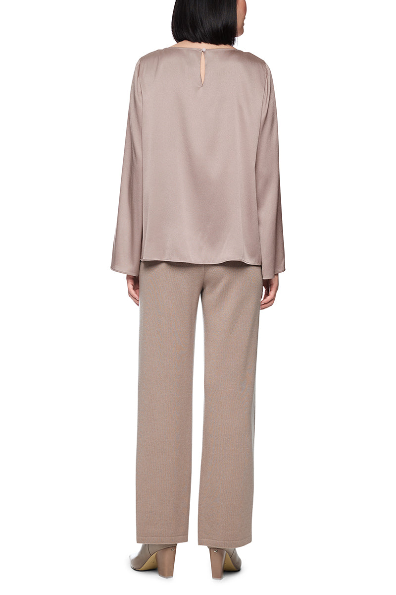 Flowing silk blouse