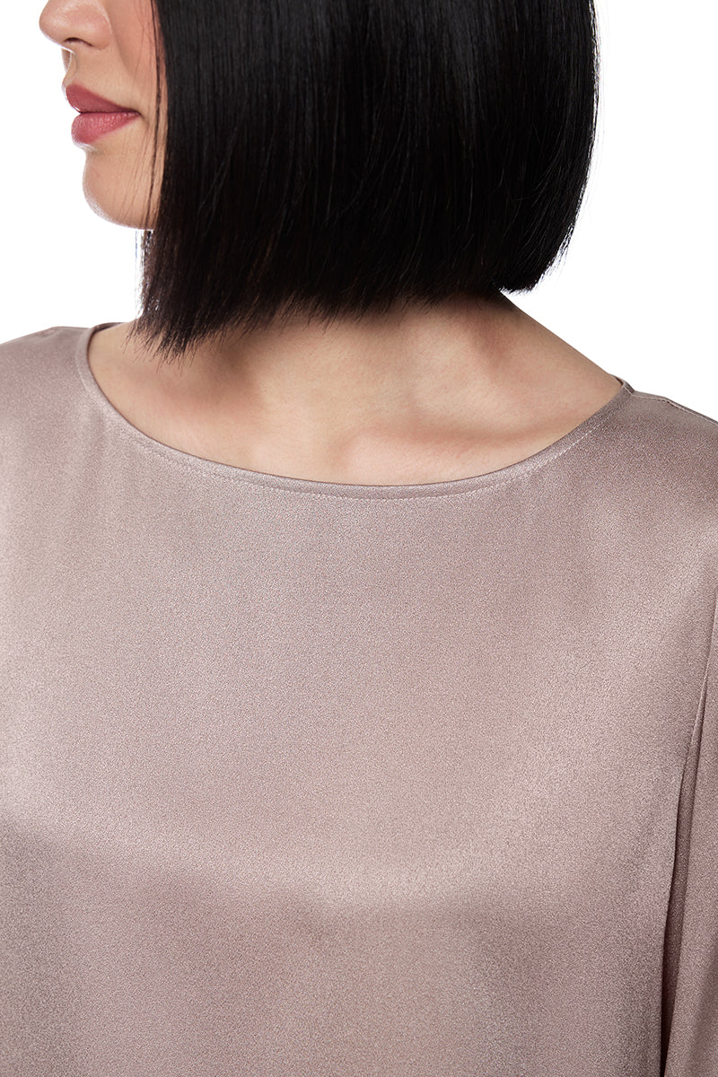 Flowing silk blouse