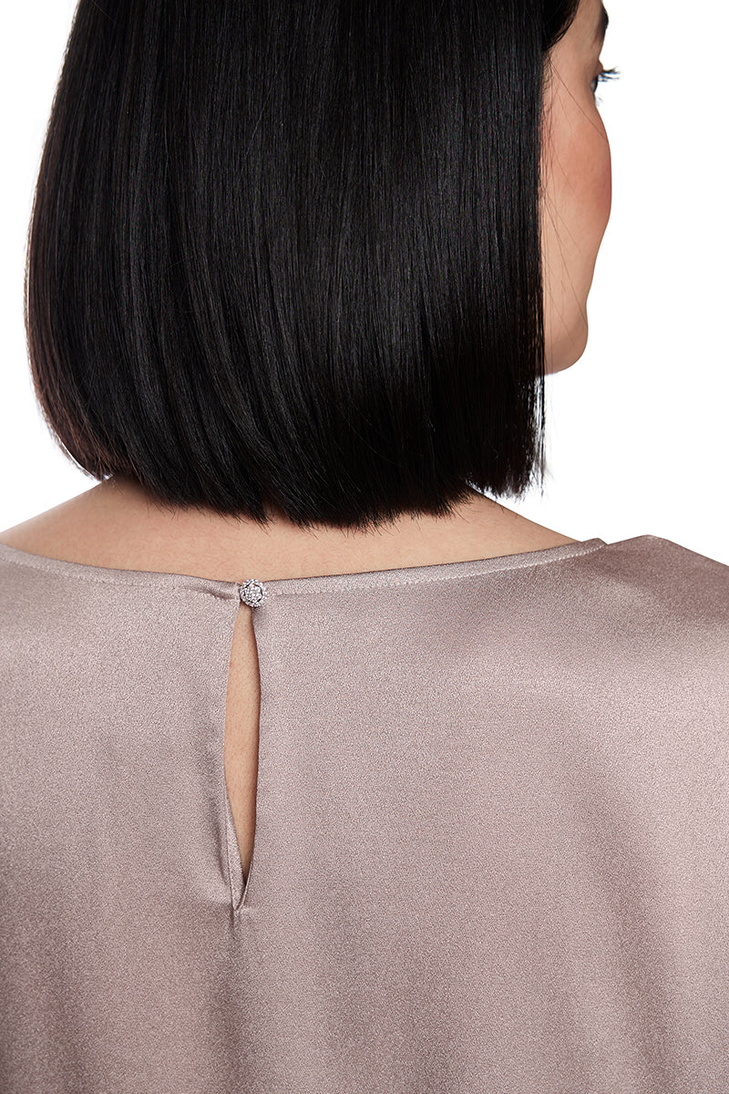 Flowing silk blouse