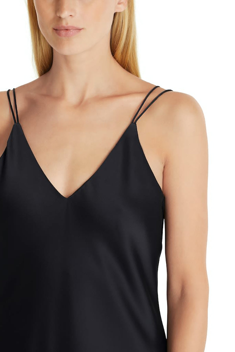 Midi-length strap dress