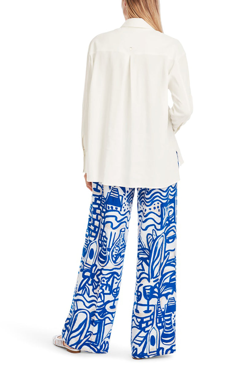 Oversized utility style shirt blouse