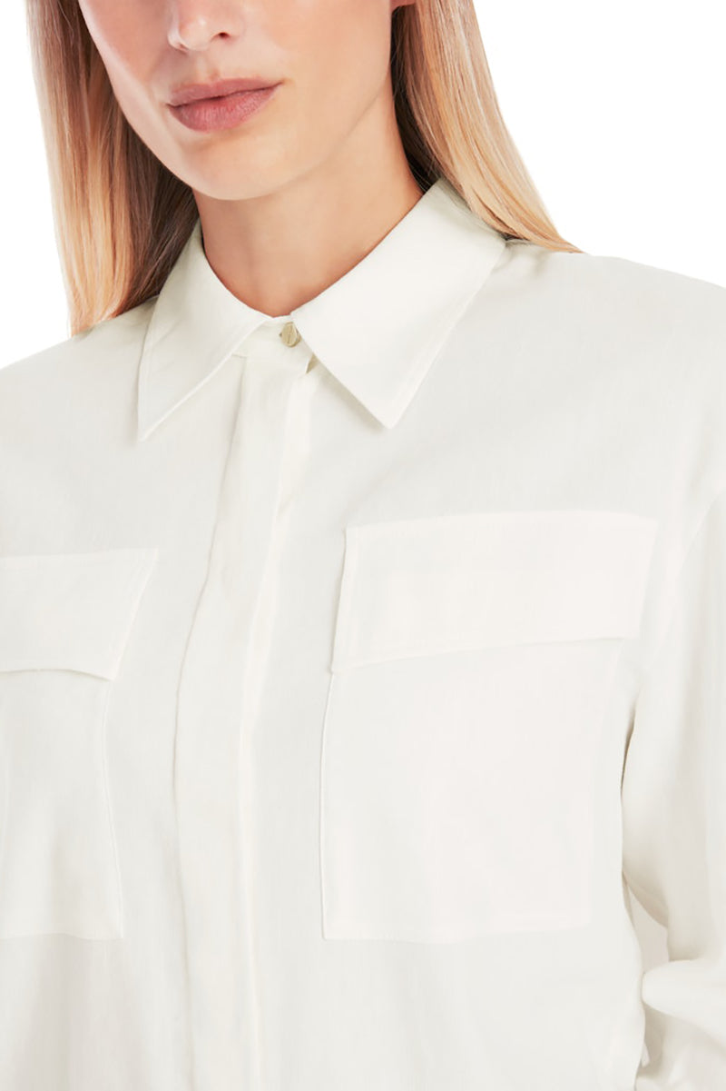 Oversized utility style shirt blouse