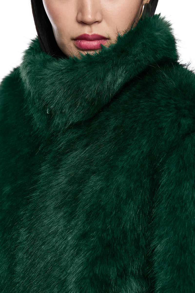 Cosy faux fur jacket