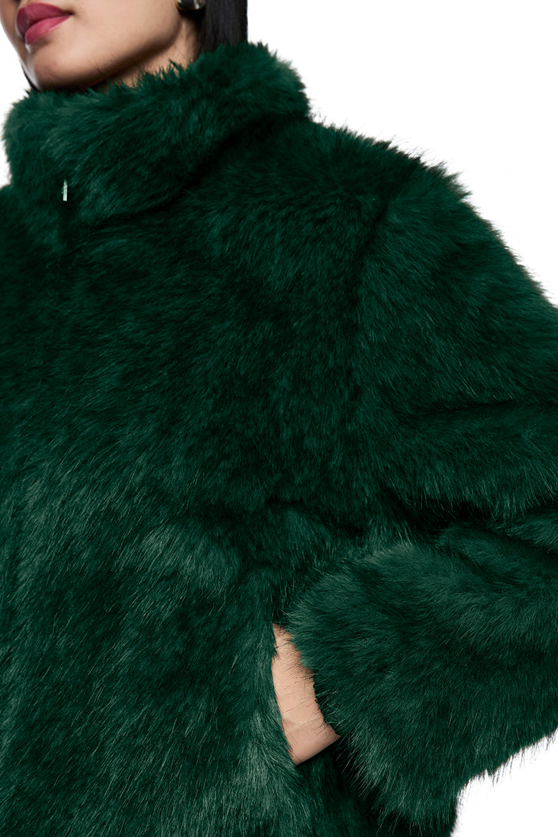 Cosy faux fur jacket