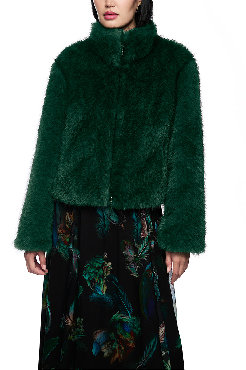 Cosy faux fur jacket