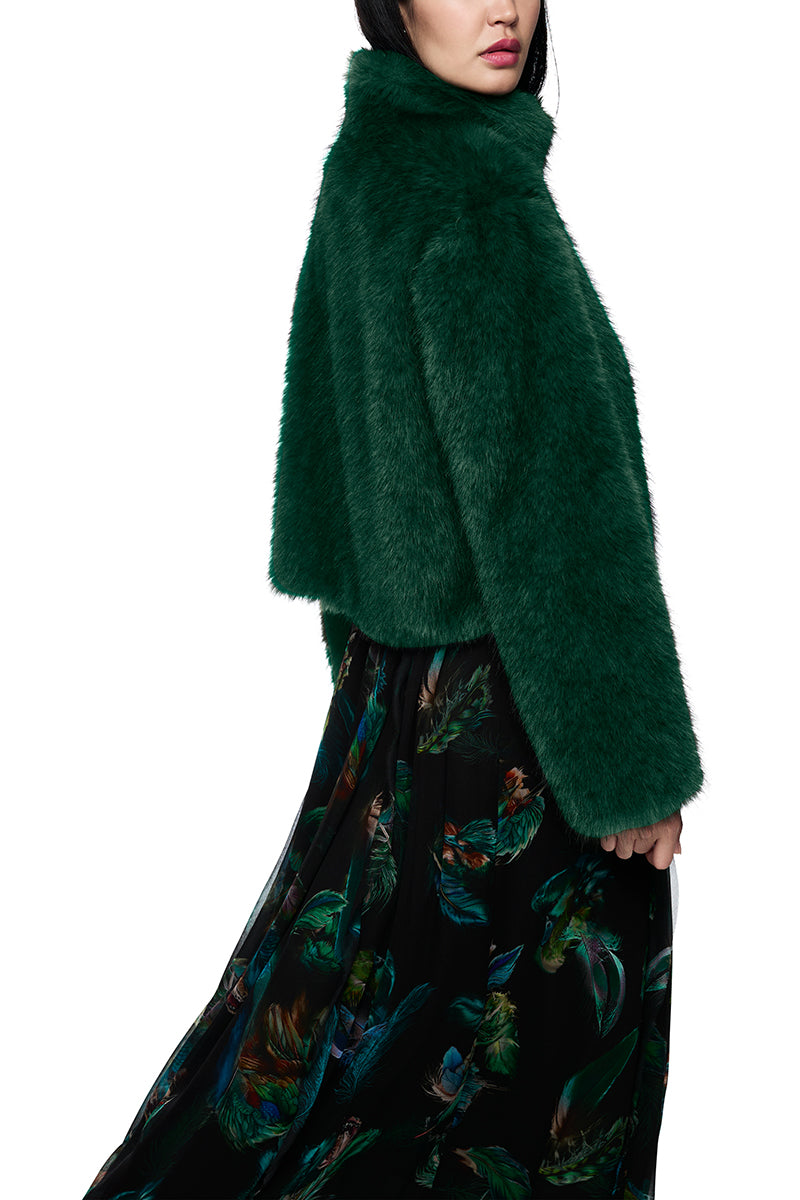 Cosy faux fur jacket