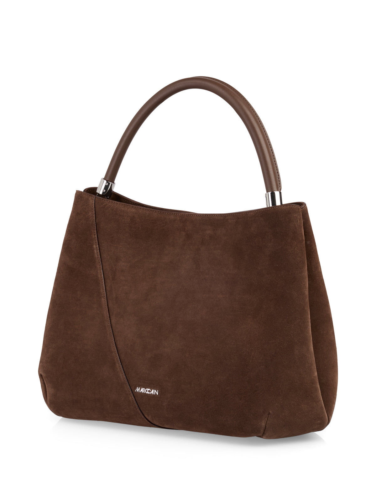 Suede shoulder bag