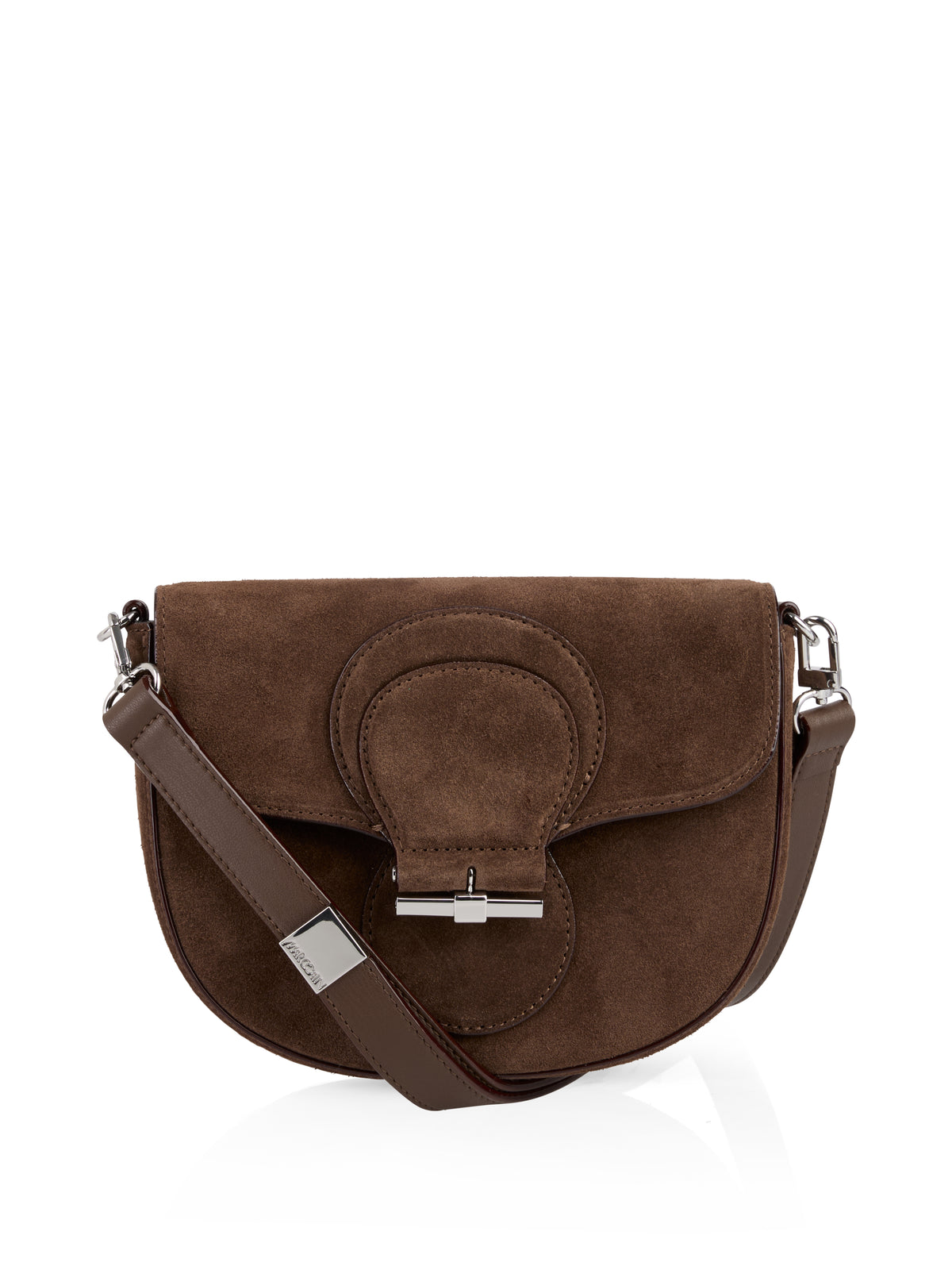 Suede shoulder bag