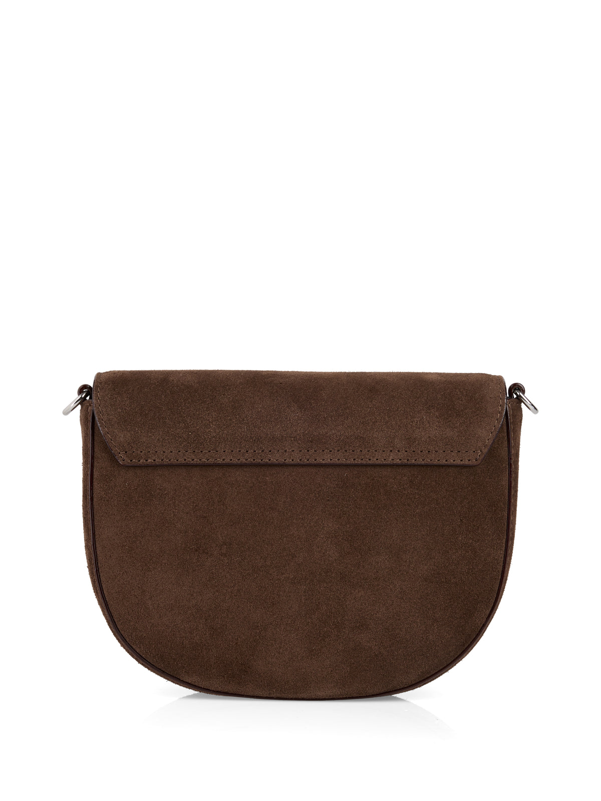 Suede shoulder bag