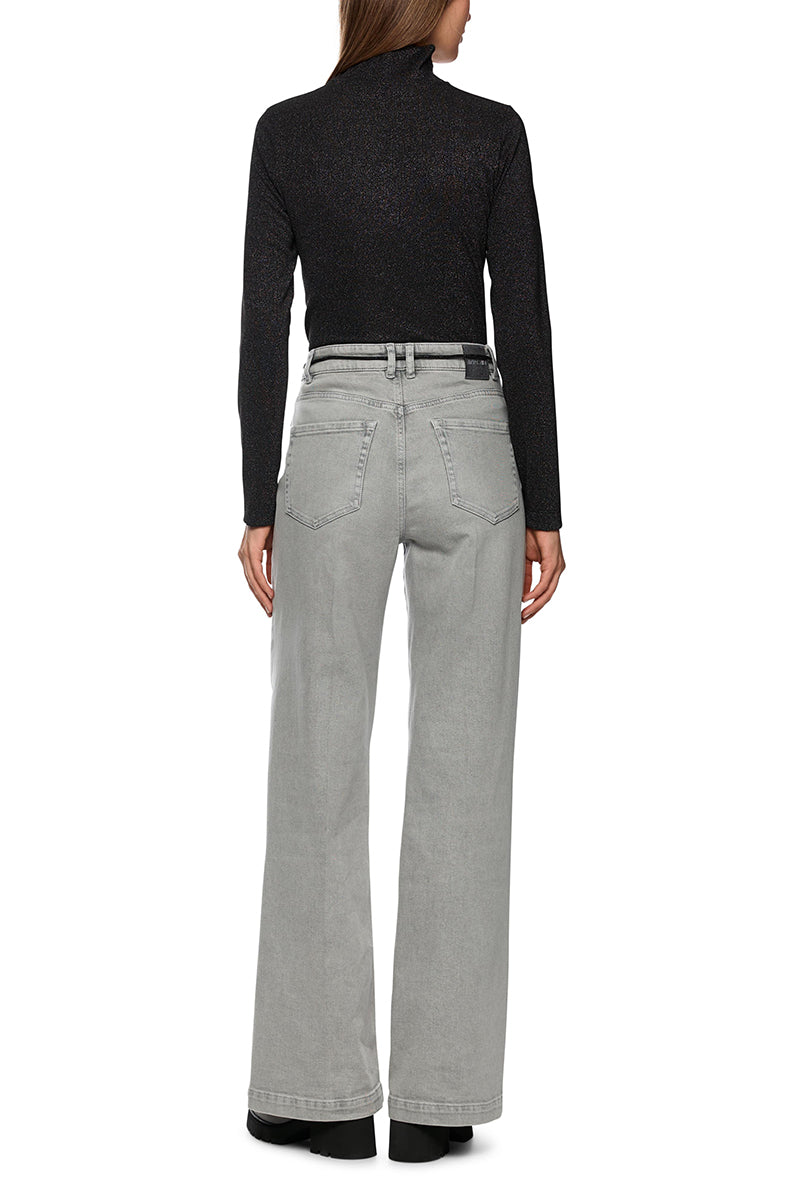 Forli jeans with flower appliqué